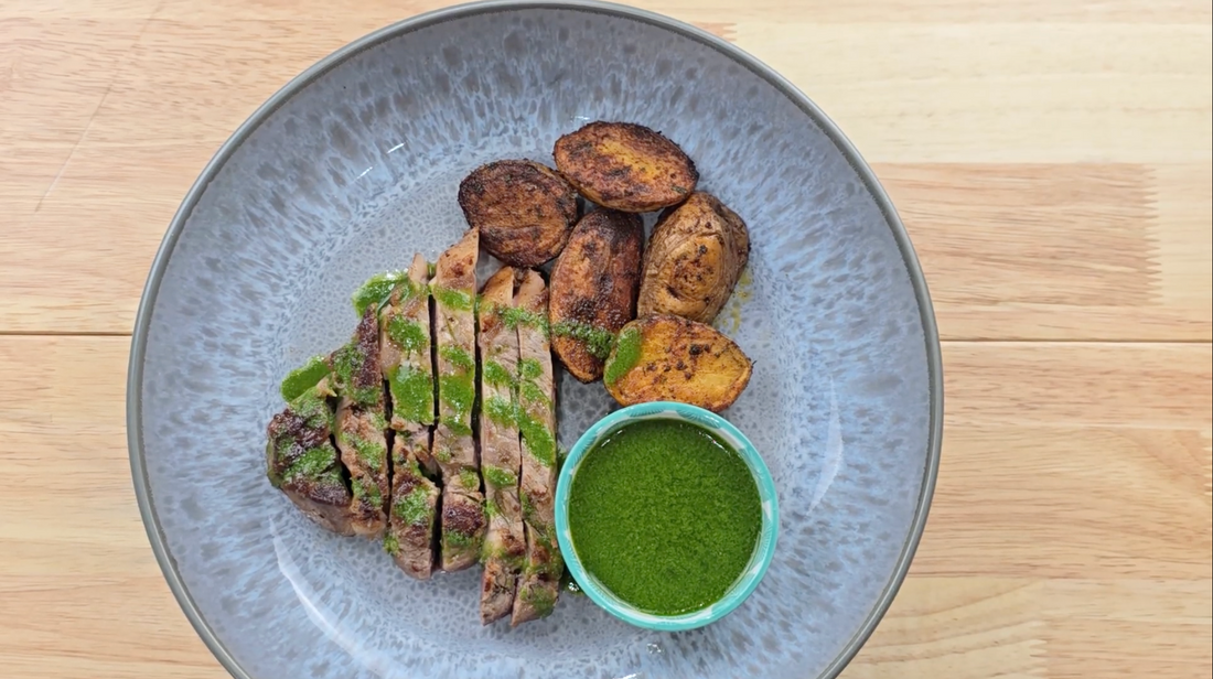 Easy Homemade Papalo Chimichurri (Great for Grilled Meat)