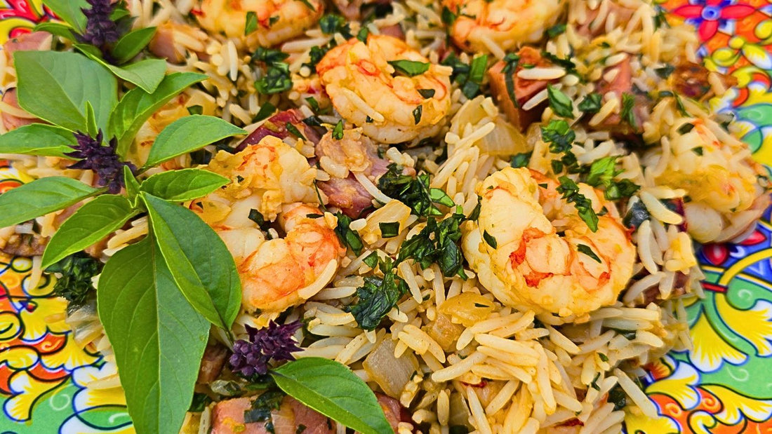 Easy Thai Basil & Lime Shrimp Fried Rice Recipe