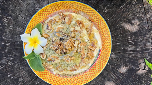 5-Minute Whipped Greek Yogurt with Honey & Nuts