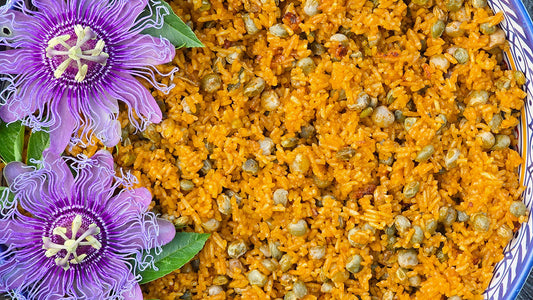 Arroz Con Guandules Y Coco // Pigeon Pea & Coconut Rice Recipe