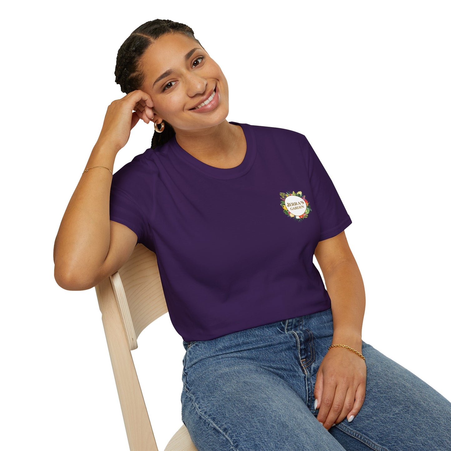 Jerra’s Garden Logo T-Shirt | Learn How to Garden & Grow Food Tee (Unisex)