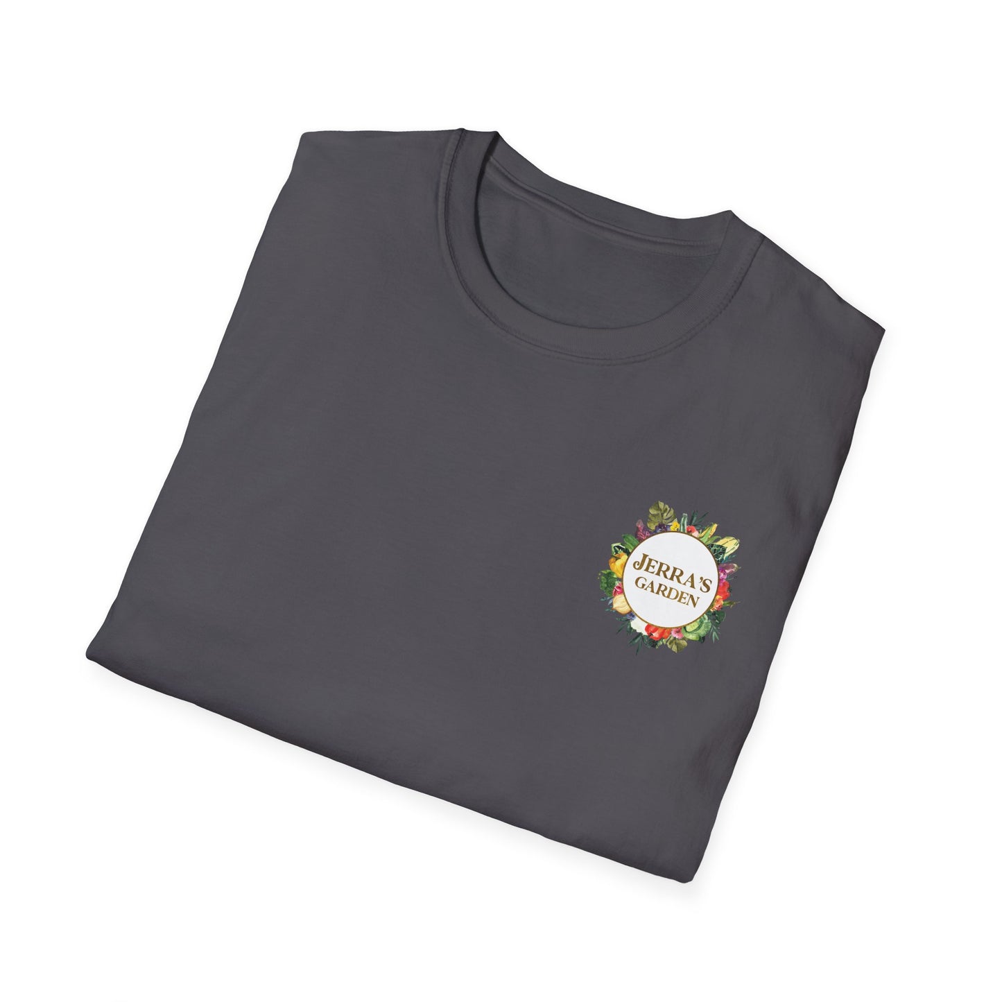 Jerra’s Garden Logo T-Shirt | Learn How to Garden & Grow Food Tee (Unisex)