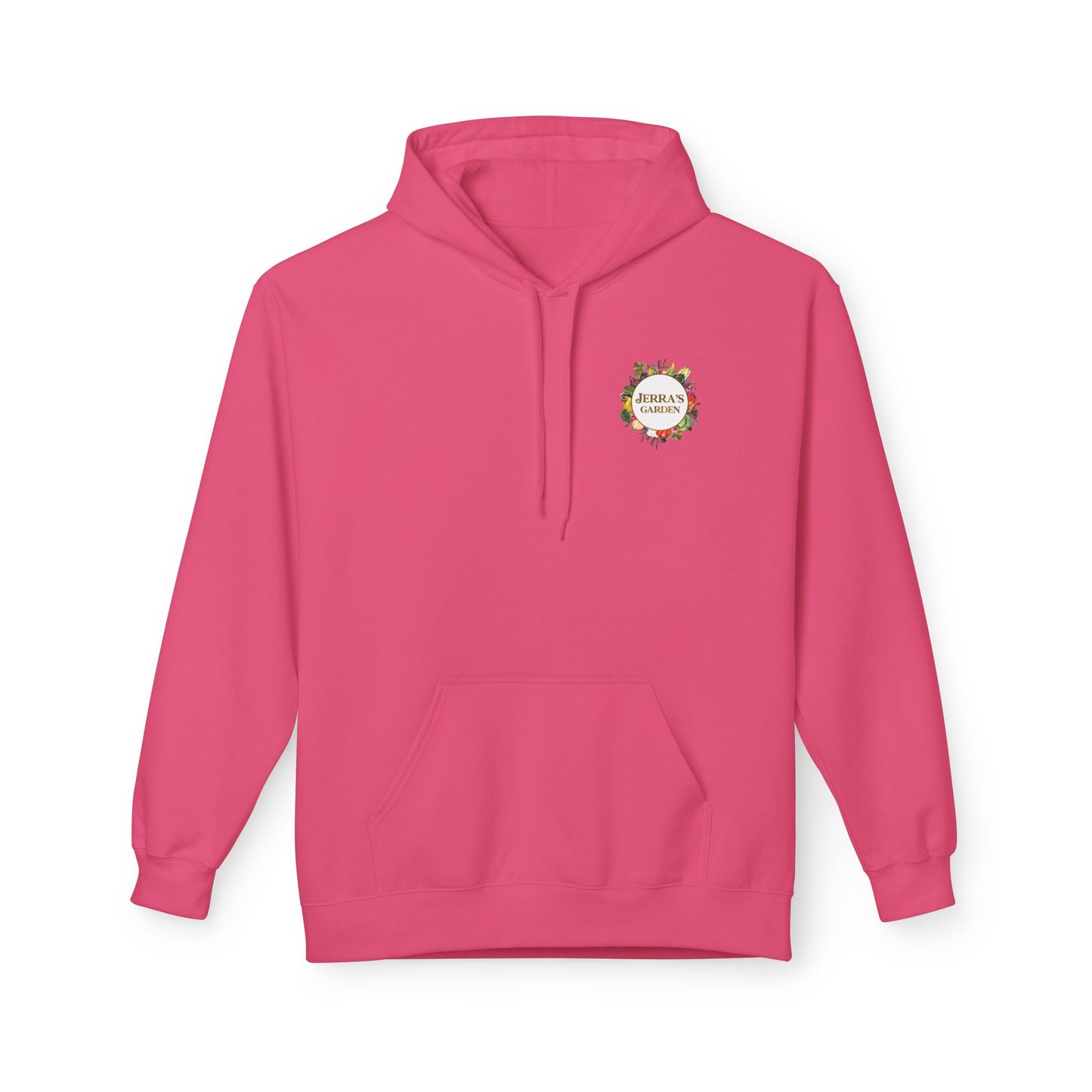Jerra’s Garden Logo Hoodie | Learn How to Garden & Grow Food (Unisex Fleece)
