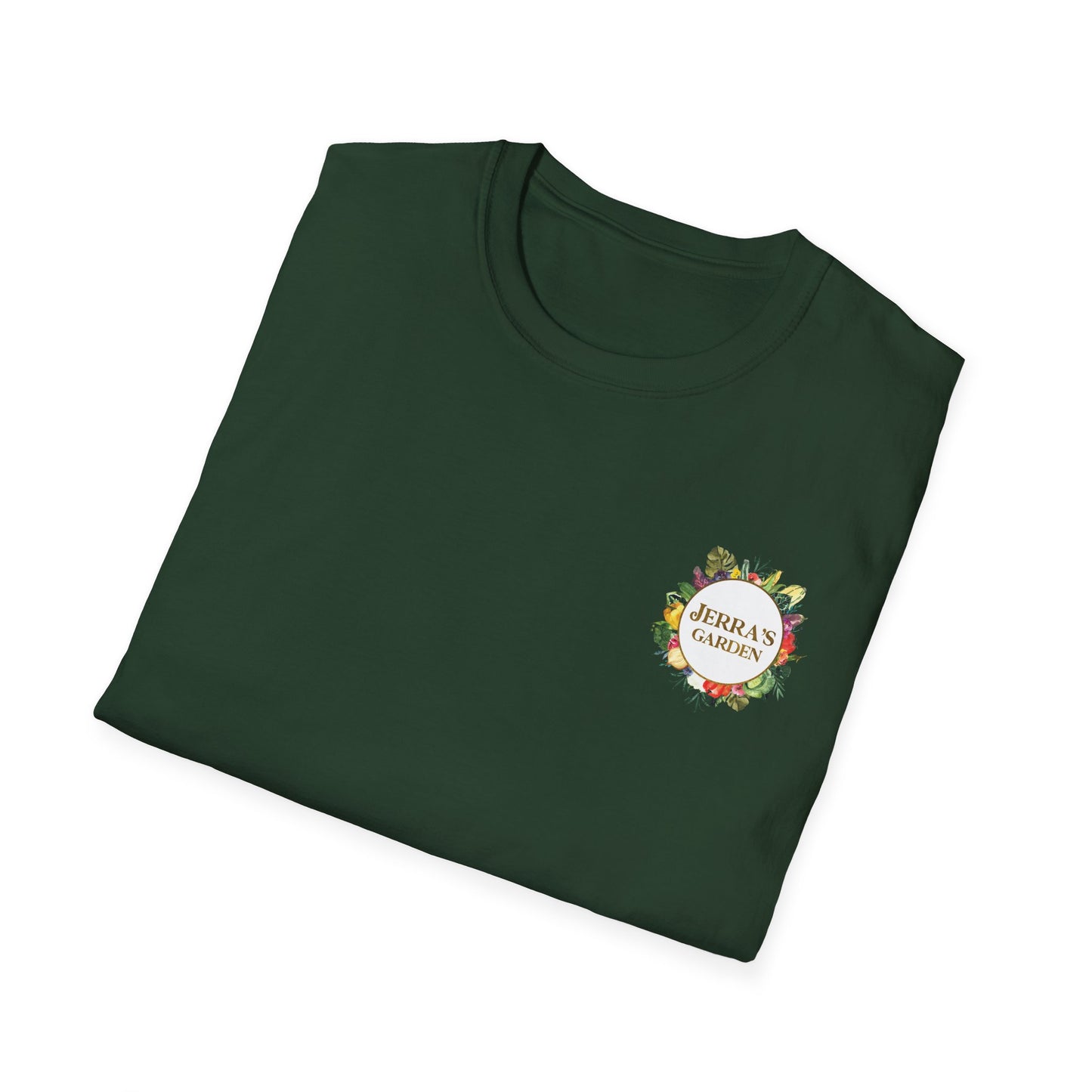 Jerra’s Garden Logo T-Shirt | Learn How to Garden & Grow Food Tee (Unisex)