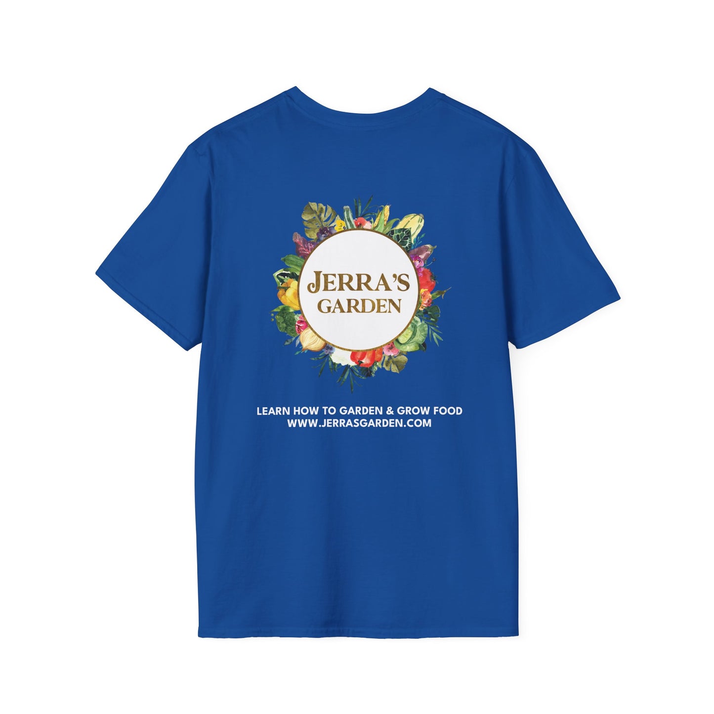 Jerra’s Garden Logo T-Shirt | Learn How to Garden & Grow Food Tee (Unisex)