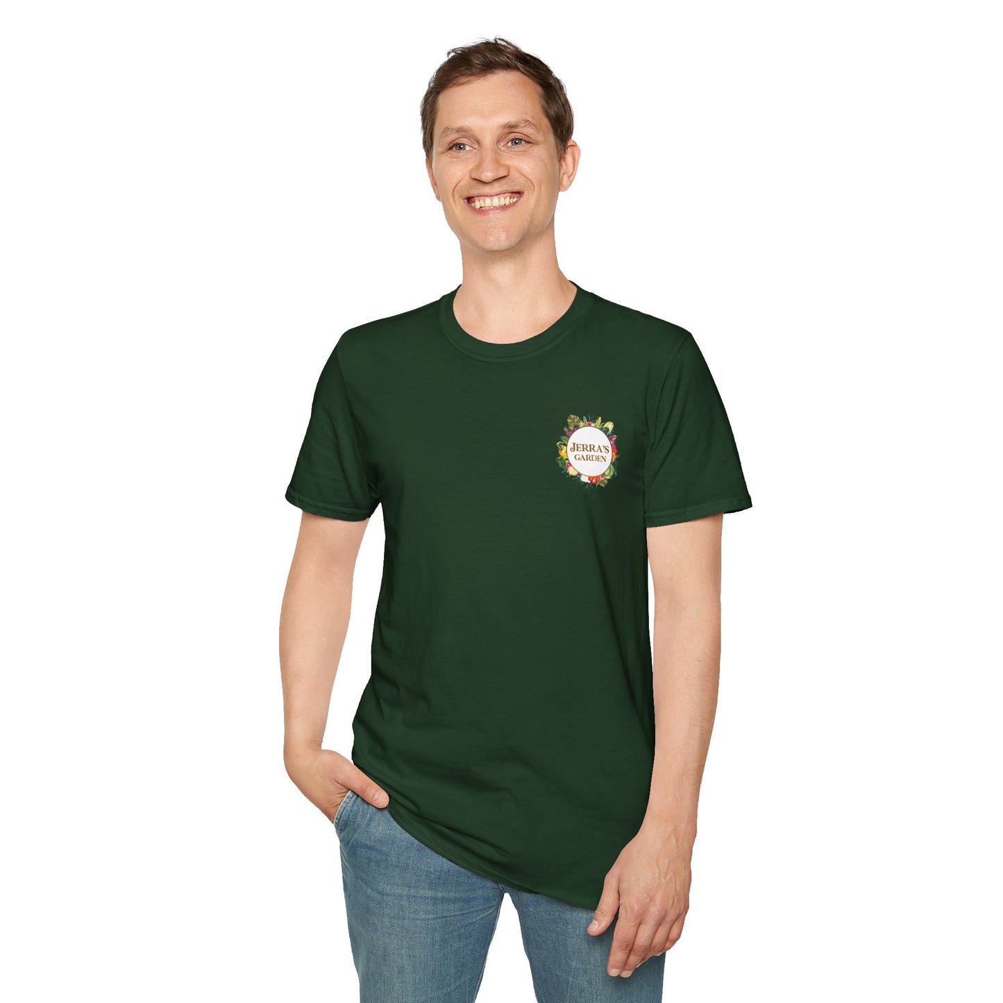 Jerra’s Garden Logo T-Shirt | Learn How to Garden & Grow Food Tee (Unisex)