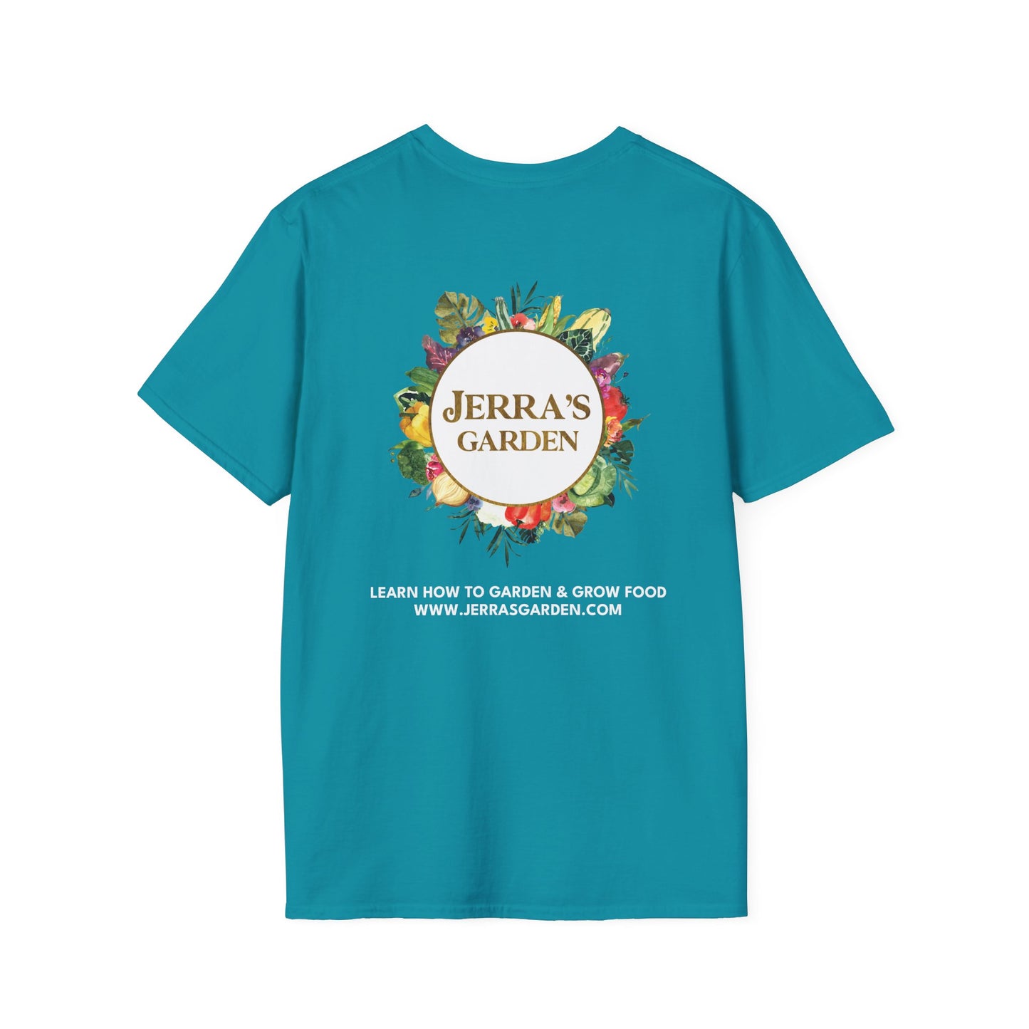 Jerra’s Garden Logo T-Shirt | Learn How to Garden & Grow Food Tee (Unisex)