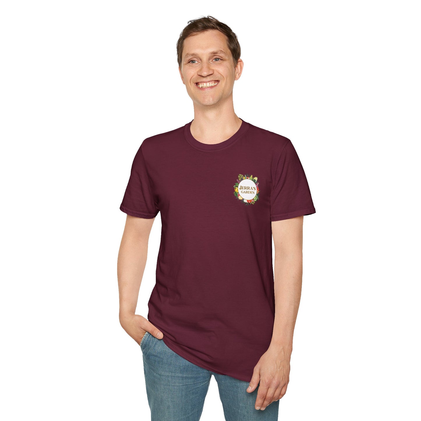 Jerra’s Garden Logo T-Shirt | Learn How to Garden & Grow Food Tee (Unisex)