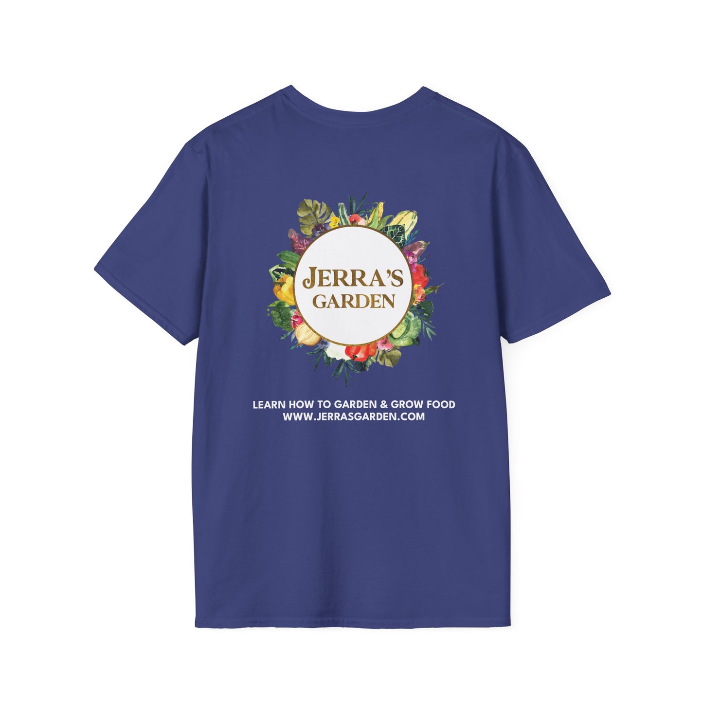 Jerra’s Garden Logo T-Shirt | Learn How to Garden & Grow Food Tee (Unisex)