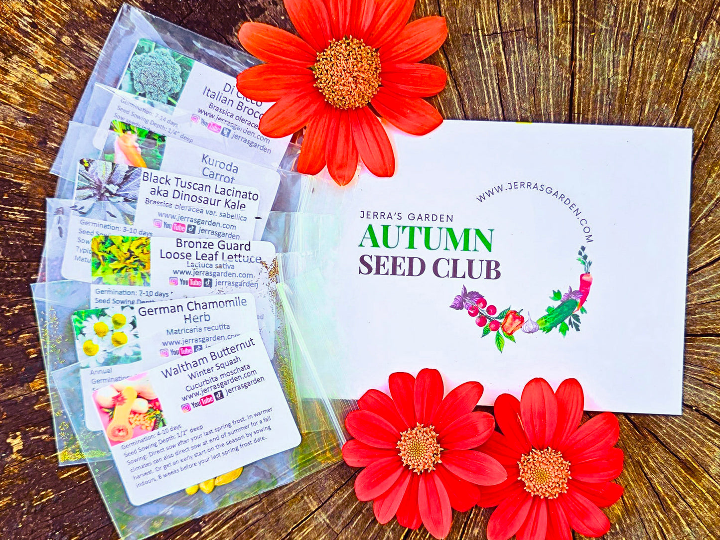 plant seed subscription box Seed Club Subscription - 6 Seed Packs