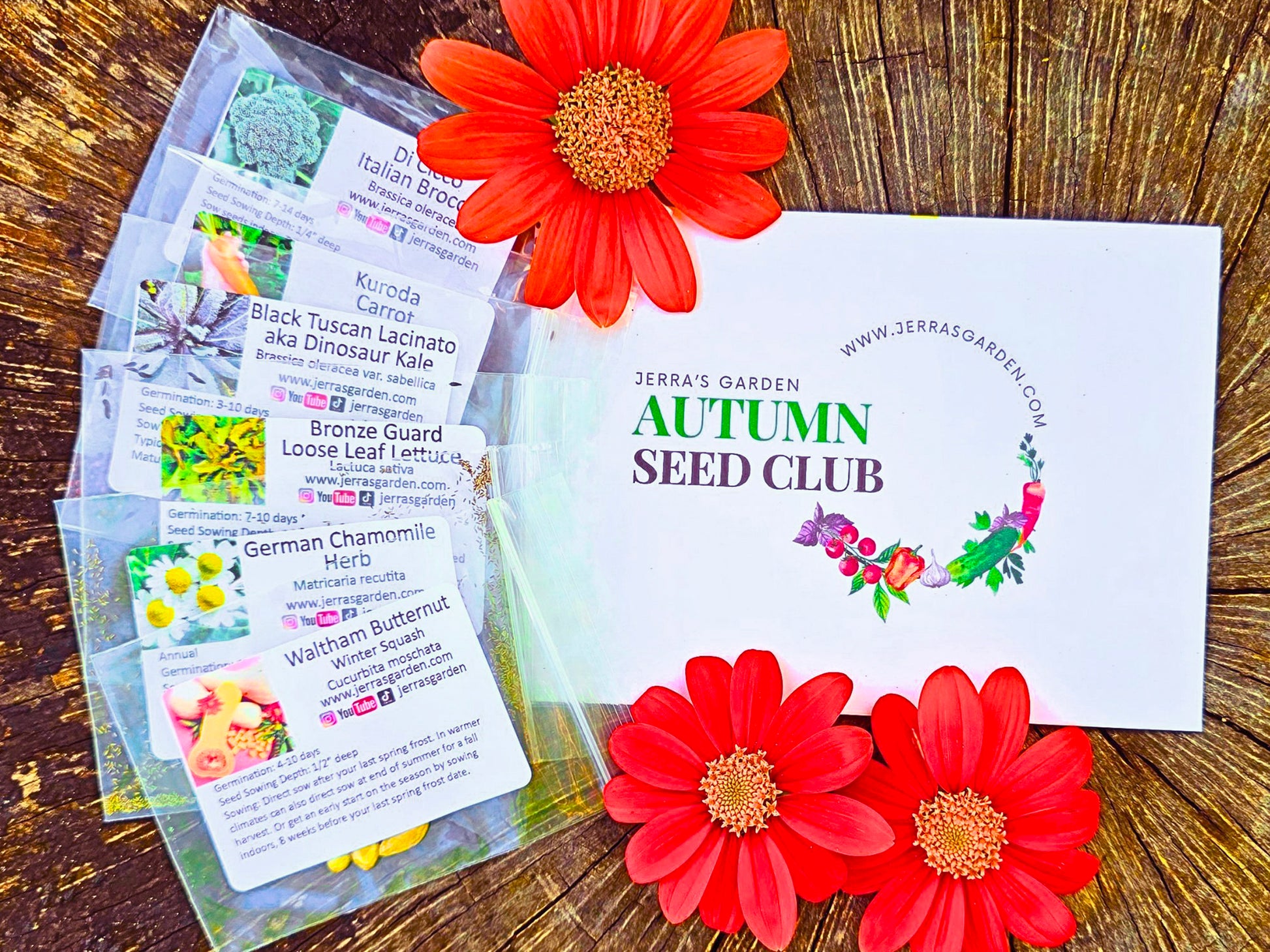 plant seed pack Seed Club Subscription - 6 Seed Packs