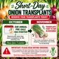 Short Day Sweet Onion LIVE PLANTS Bundles