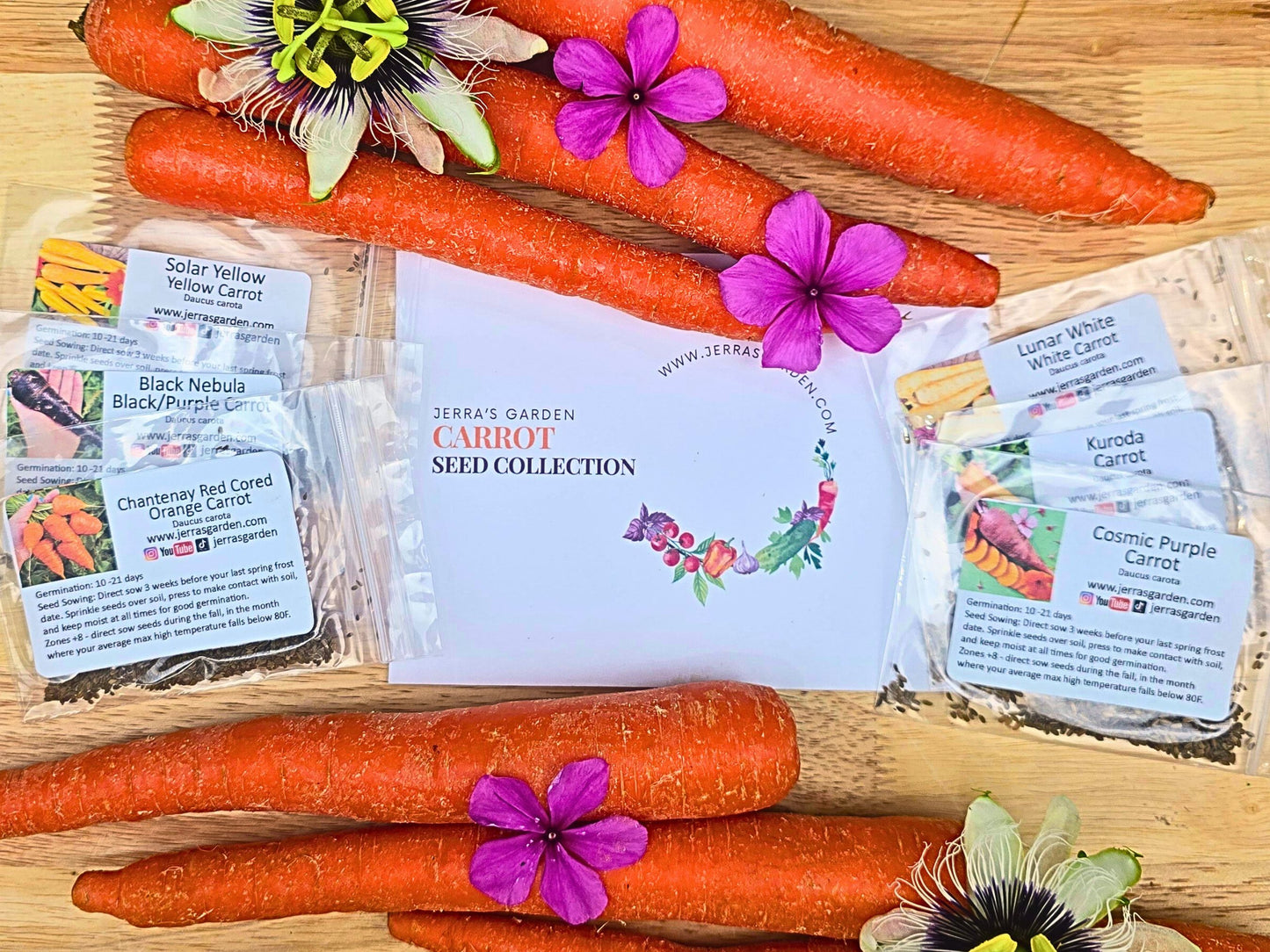 Carrot Heirloom Seed Collection Gift Set