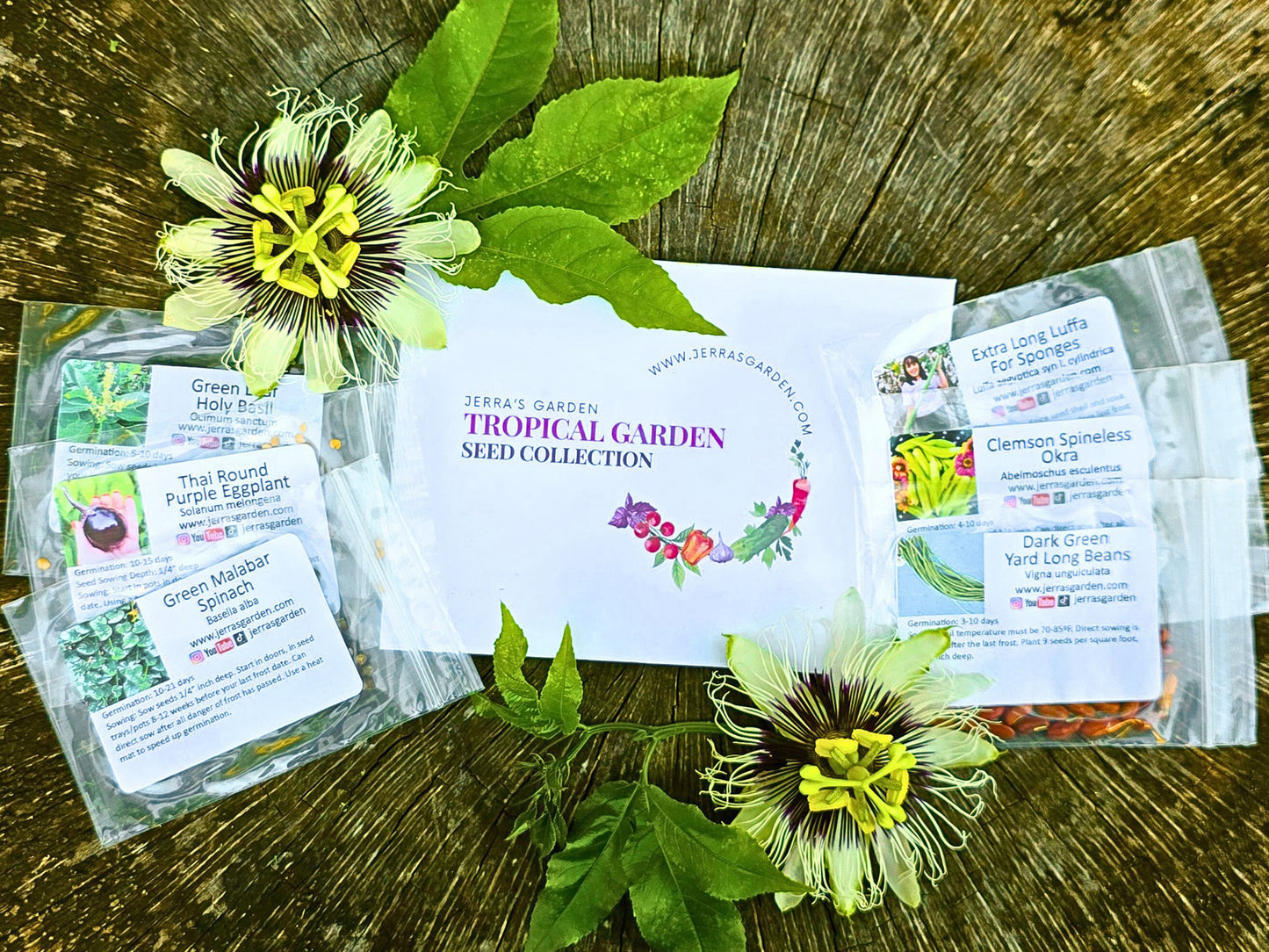 Tropical Garden Seed Collection Gift Set