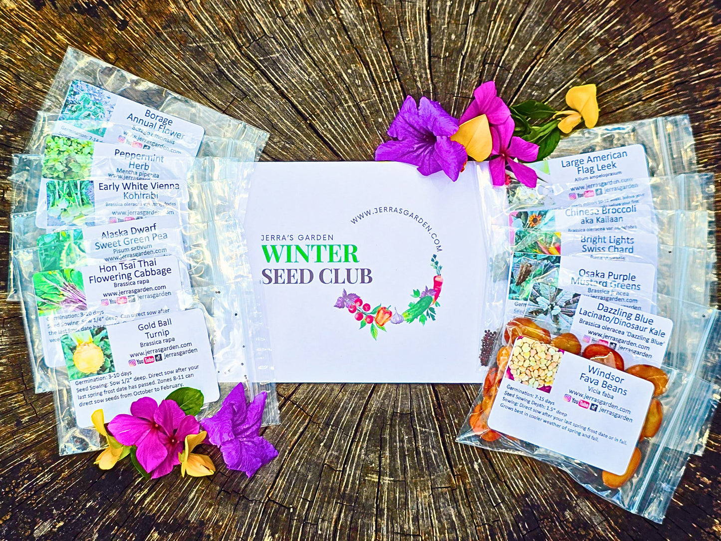 Seed Club Subscription - 12 Seed Packs - 1 Year Subscription - Additional $10 Off